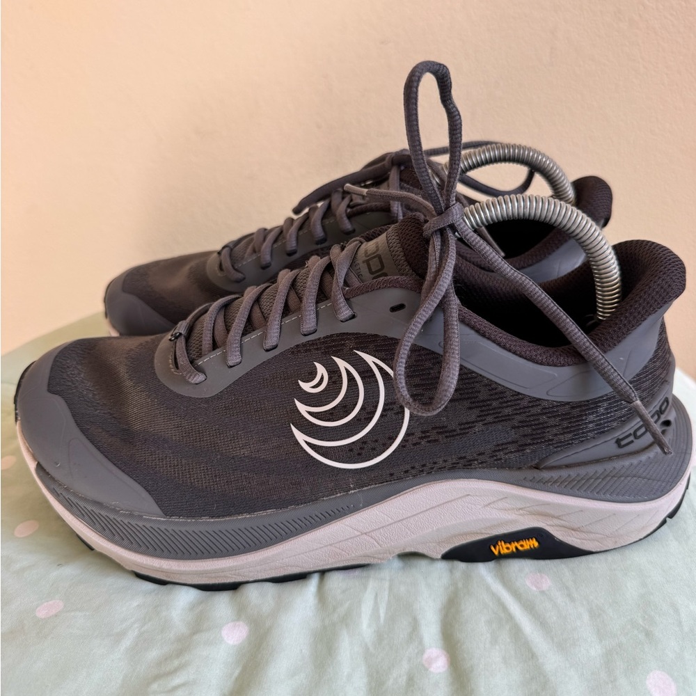 Topo Designs Gray and White Men's Sneakers
